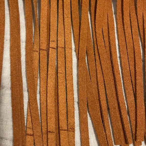 Show Me Your MuMu Camel Fringe Crossbody Bag - Picture 8 of 9